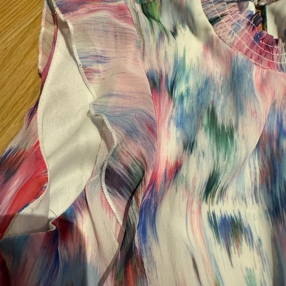 Colorful Ruffled Dress - Picture 3 of 3